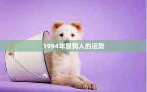 1994年狗年运势和运程详解