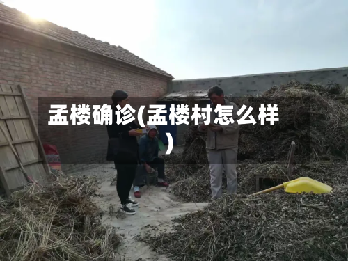 孟楼确诊(孟楼村怎么样)