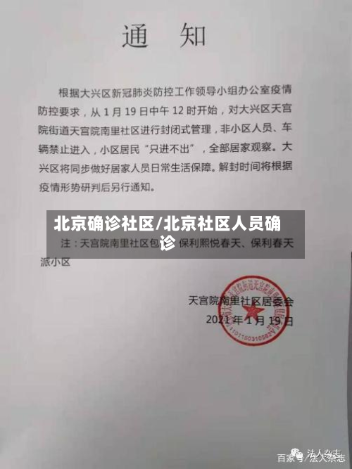 北京确诊社区/北京社区人员确诊-第2张图片