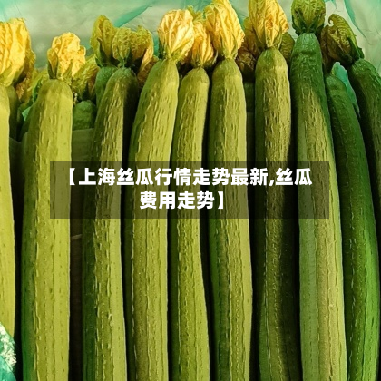 【上海丝瓜行情走势最新,丝瓜费用走势】