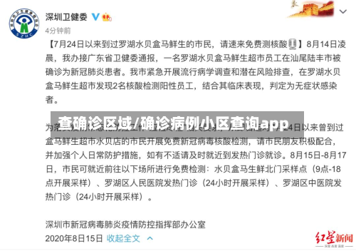 查确诊区域/确诊病例小区查询app-第2张图片