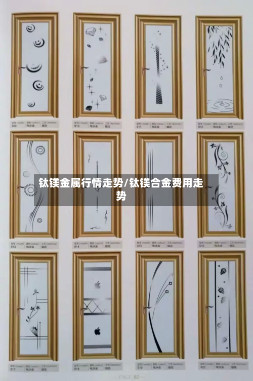 钛镁金属行情走势/钛镁合金费用走势