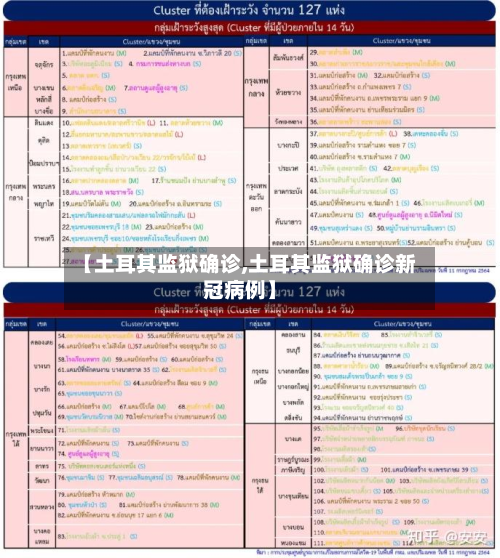 【土耳其监狱确诊,土耳其监狱确诊新冠病例】-第3张图片