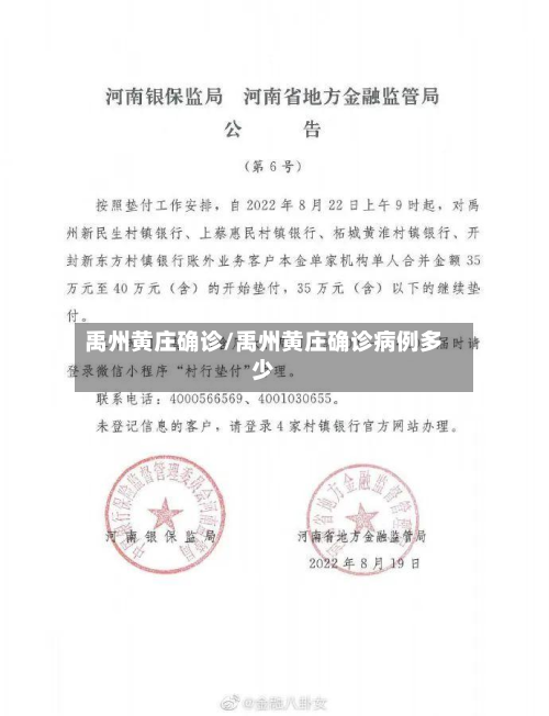 禹州黄庄确诊/禹州黄庄确诊病例多少-第2张图片