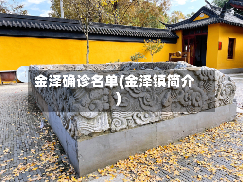 金泽确诊名单(金泽镇简介)