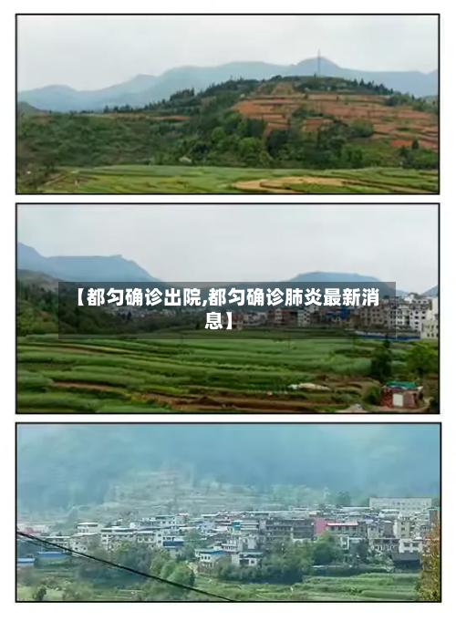 【都匀确诊出院,都匀确诊肺炎最新消息】-第2张图片