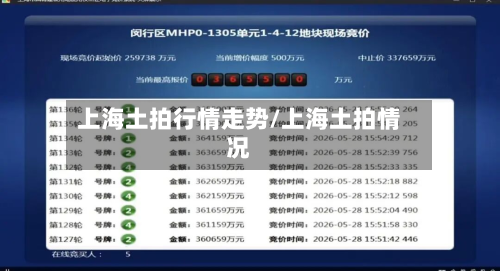 上海土拍行情走势/上海土拍情况-第3张图片