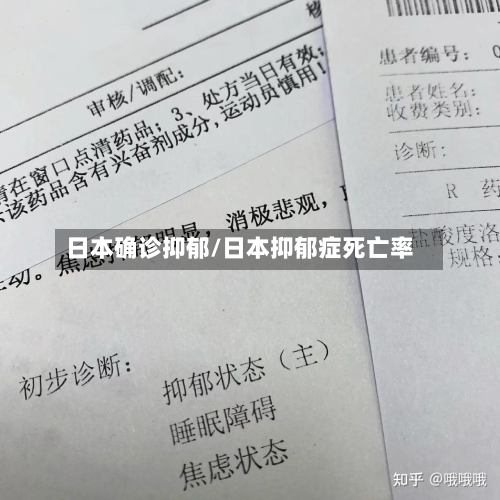 日本确诊抑郁/日本抑郁症死亡率