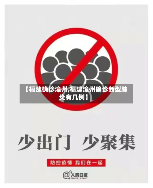 【福建确诊漳州,福建漳州确诊新型肺炎有几例】