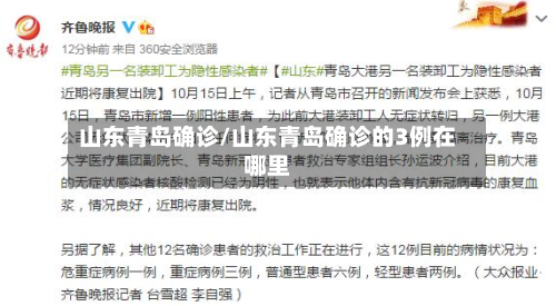 山东青岛确诊/山东青岛确诊的3例在哪里