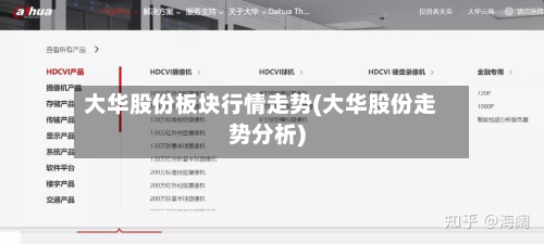 大华股份板块行情走势(大华股份走势分析)-第3张图片
