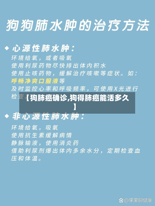 【狗肺癌确诊,狗得肺癌能活多久】-第3张图片