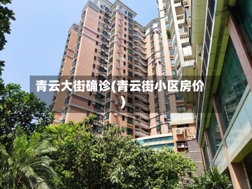 青云大街确诊(青云街小区房价)