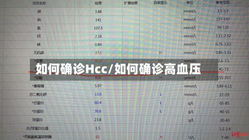 如何确诊Hcc/如何确诊高血压
