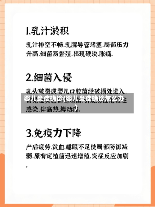 婴儿炎症确诊(婴儿炎症确诊怎么办)-第2张图片