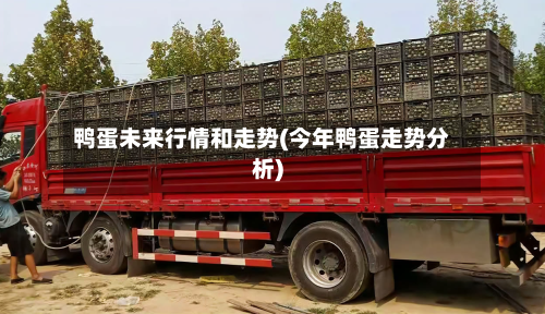 鸭蛋未来行情和走势(今年鸭蛋走势分析)-第3张图片
