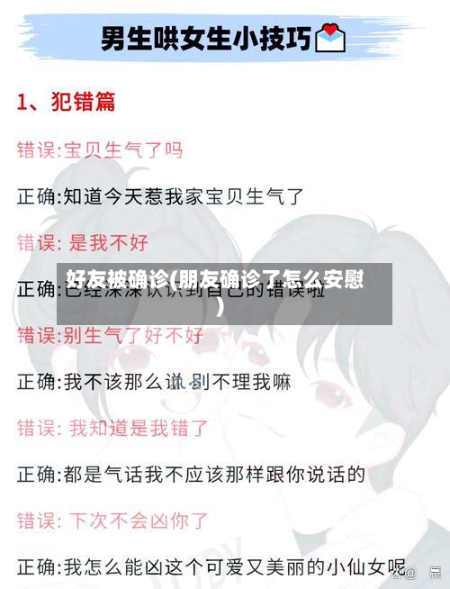 好友被确诊(朋友确诊了怎么安慰)