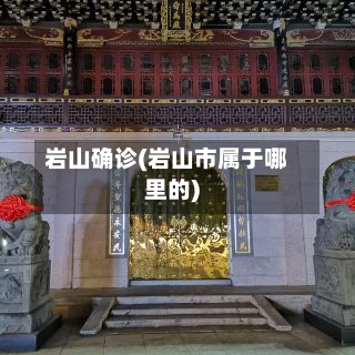 岩山确诊(岩山市属于哪里的)