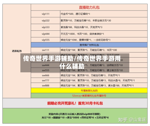 传奇世界手游辅助/传奇世界手游用什么辅助