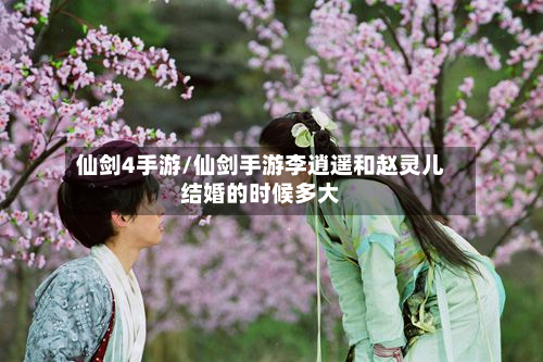 仙剑4手游/仙剑手游李逍遥和赵灵儿结婚的时候多大-第2张图片