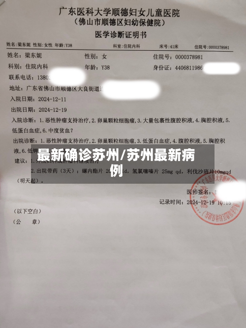 最新确诊苏州/苏州最新病例-第2张图片