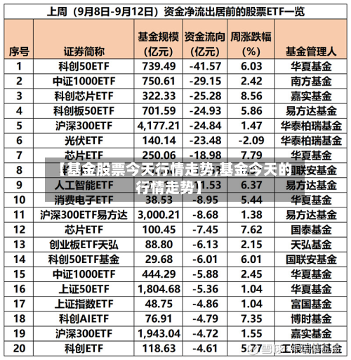 【基金股票今天行情走势,基金今天的行情走势】-第2张图片
