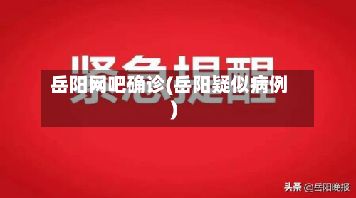 岳阳网吧确诊(岳阳疑似病例)-第3张图片