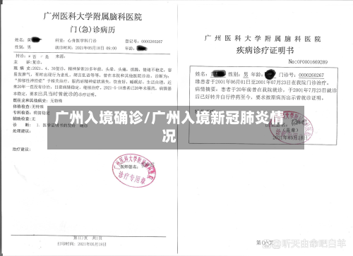 广州入境确诊/广州入境新冠肺炎情况