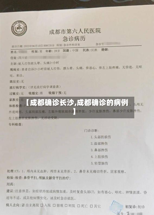 【成都确诊长沙,成都确诊的病例】-第2张图片