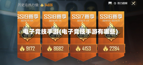 电子竞技手游(电子竞技手游有哪些)