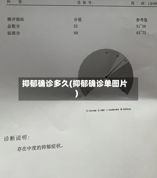抑郁确诊多久(抑郁确诊单图片)-第3张图片