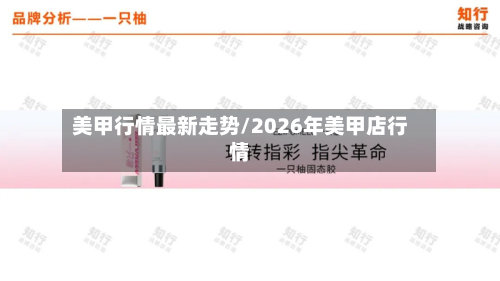 美甲行情最新走势/2026年美甲店行情