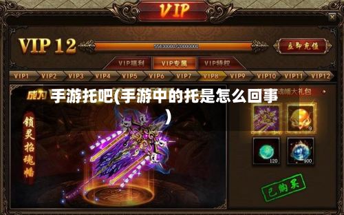 手游托吧(手游中的托是怎么回事)