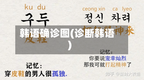 韩语确诊图(诊断韩语)