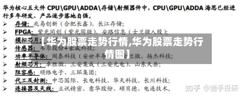 【华为股票走势行情,华为股票走势行情图】