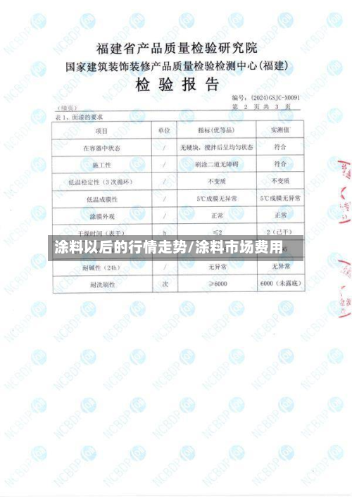 涂料以后的行情走势/涂料市场费用-第3张图片
