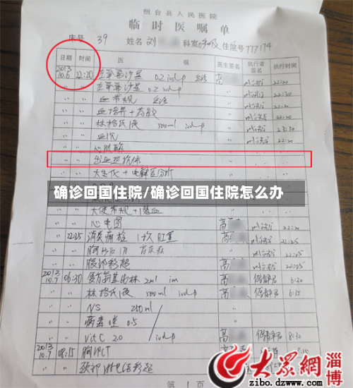确诊回国住院/确诊回国住院怎么办
