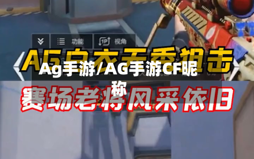 Ag手游/AG手游CF昵称-第3张图片