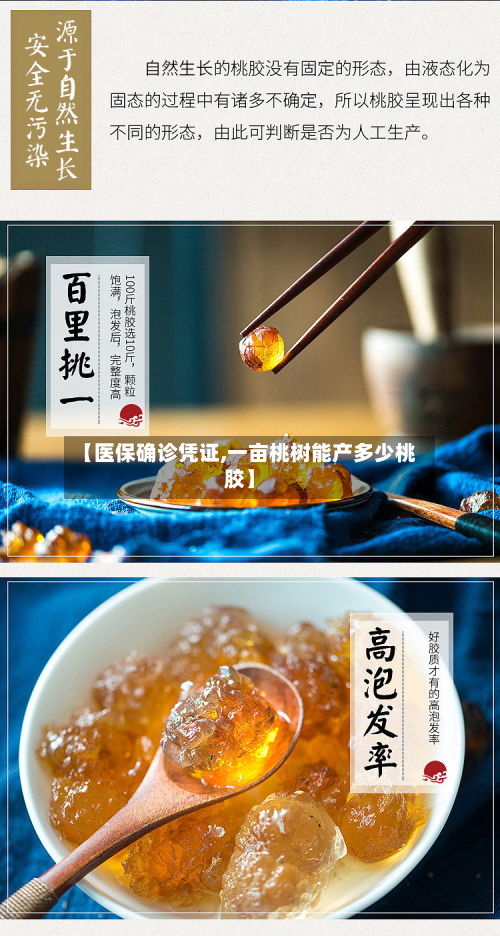 【医保确诊凭证,一亩桃树能产多少桃胶】