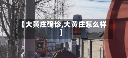 【大黄庄确诊,大黄庄怎么样】