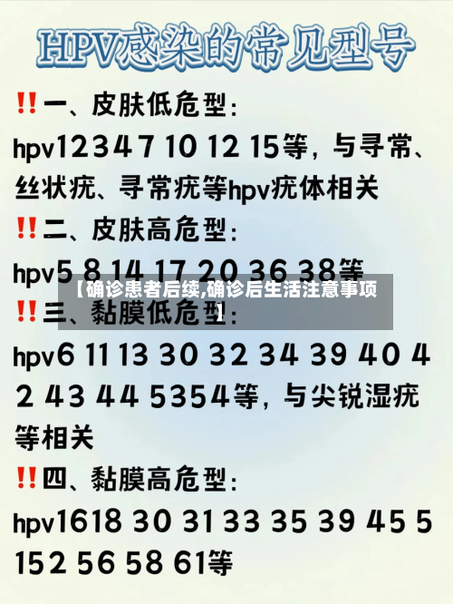 【确诊患者后续,确诊后生活注意事项】-第2张图片