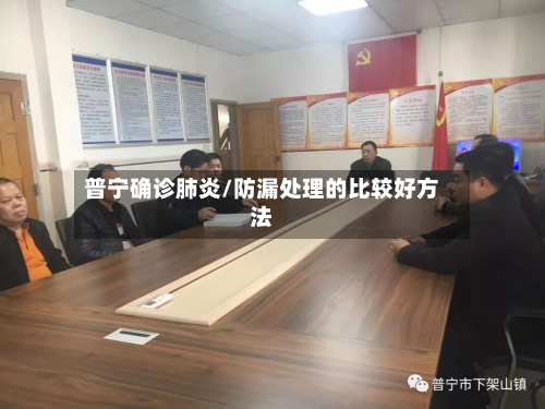 普宁确诊肺炎/防漏处理的比较好方法