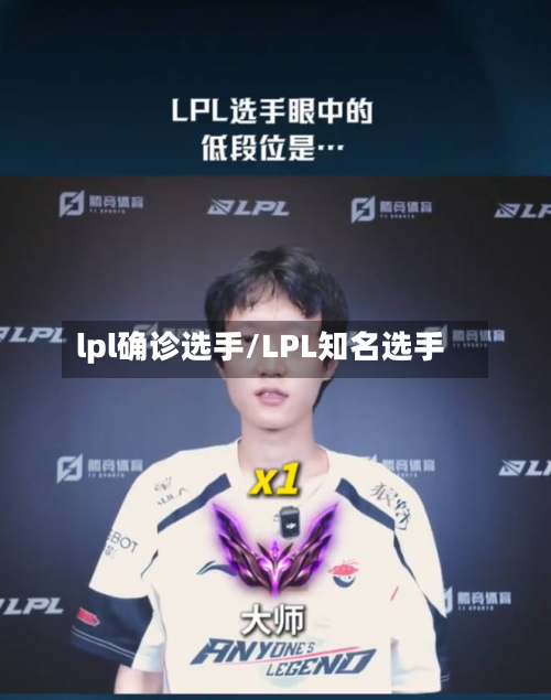 lpl确诊选手/LPL知名选手